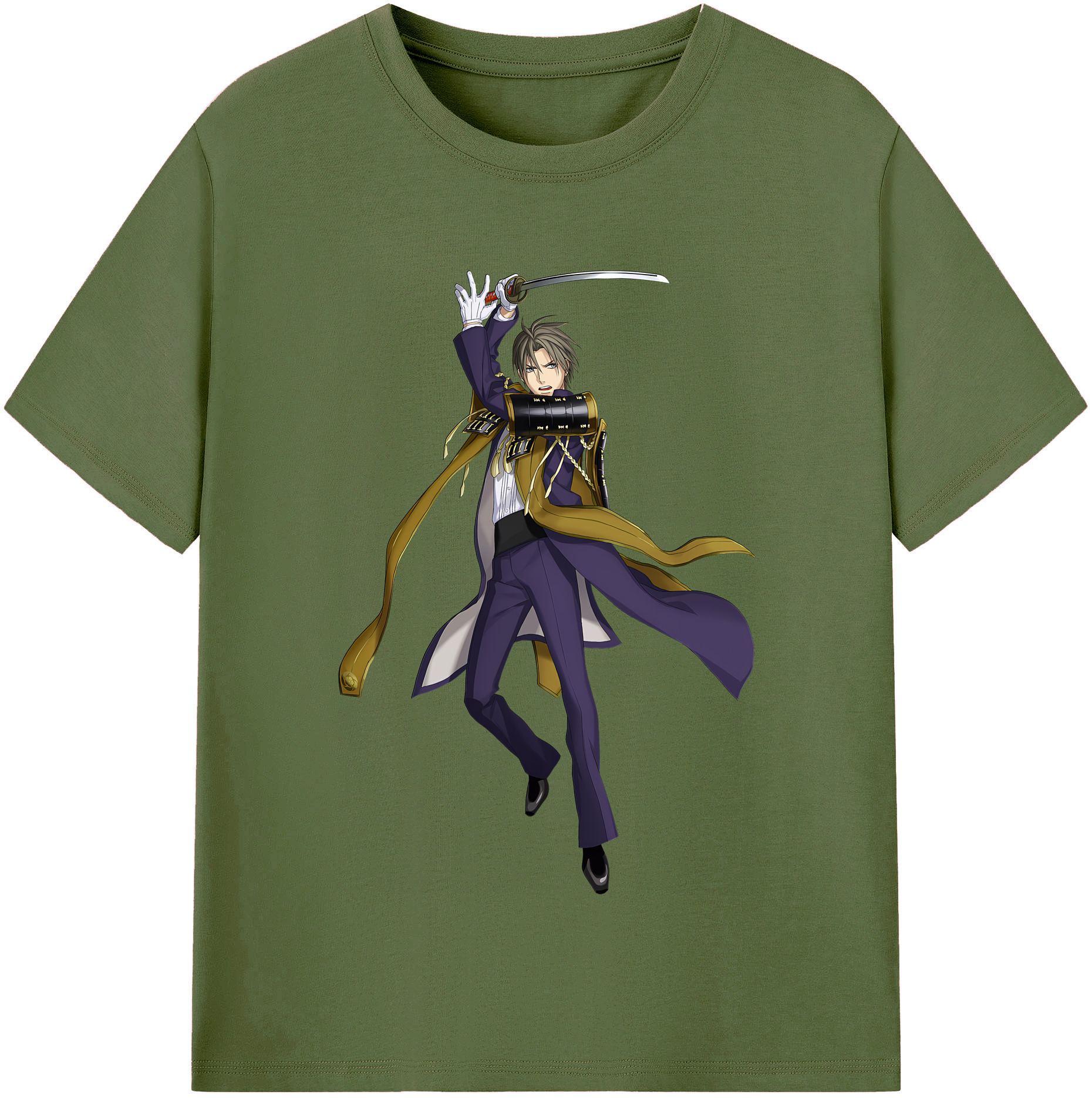 （画像用） 刀剣乱舞 Touken Ranbu 綿100％半袖Tシャツ（フロントプリント）